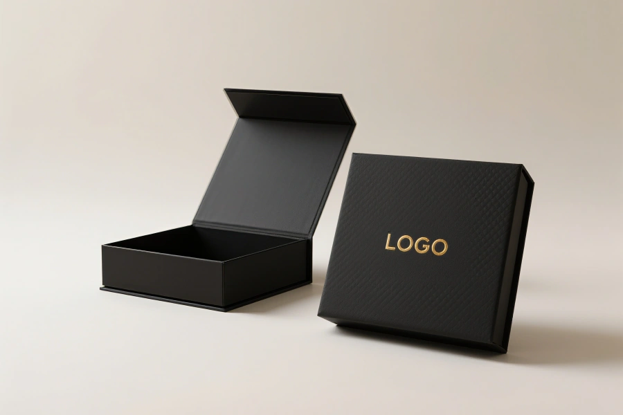 black-rigid-box-with-magnetic-closure-for-gift-packaging
