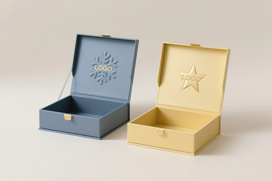 blue-and-yellow-magnetic-closure -boxes